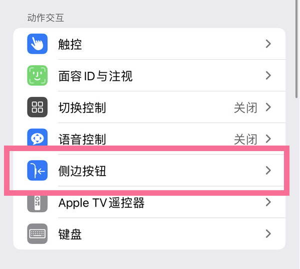 申扎苹果14维修店分享iPhone14 Plus侧键双击下载功能关闭方法 