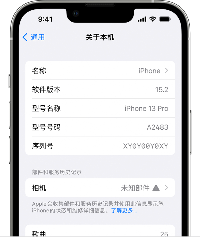 申扎苹果维修分享iPhone 出现提示相机“未知部件”是什么原因？ 